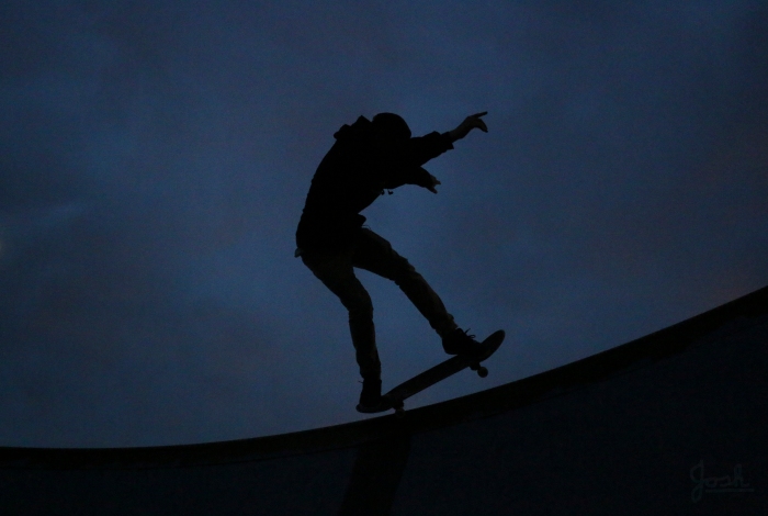 Silhouette of Skater